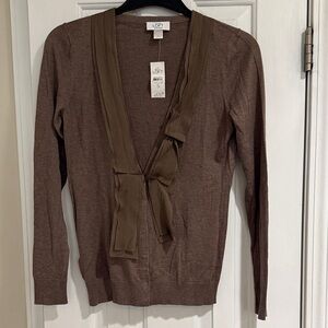 LOFT Brown Cardigan Sweater